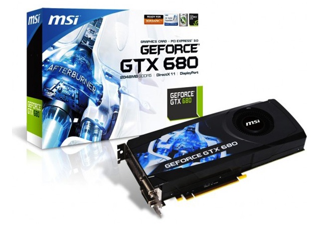 MSI przedstawia kart GeForce GTX 680 z oprogramowaniem Afterburner