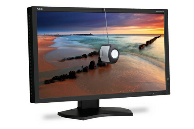 23 calowe monitory NEC P232W-BK i P232W-BK-SV