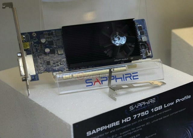 Sapphire Radeon HD 7750 cinity do jednego gniazda