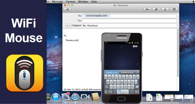 WiFi Mouse zamienia smartfona w bezprzewodow myszk