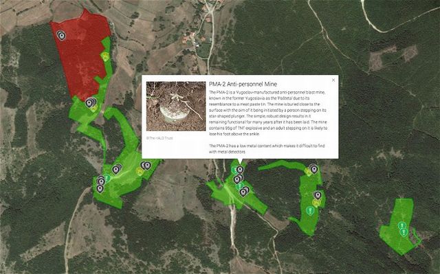 Google Earth pomaga usuwa miny