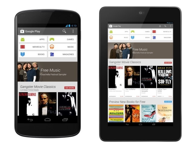 Google zmienia wygld sklepu Google Play