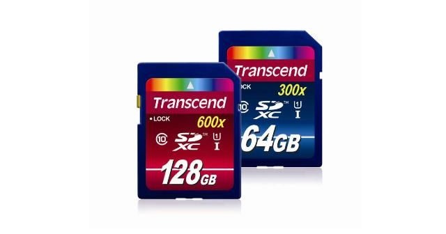 Szybkie karty SDXC TRANSCEND UHS-I 128GB 600x i 64GB 300x