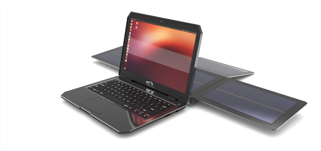 Pierwszy na wiecie laptop zasilany energi soneczn