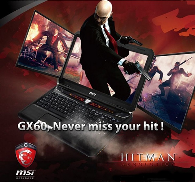 MSI GX60 Hitman Edition dla fanw gry