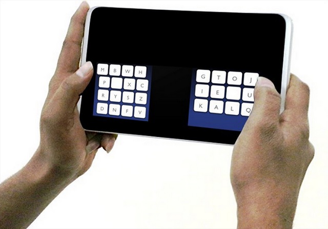 Nowy ukad klawiatury dla urzdze z ekranem dotykowym