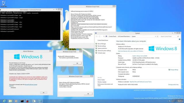 Wycieky screeny z Windowsa 8.1 build 9385