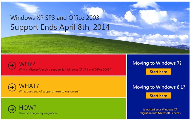 Microsoft chce zniechca do Windows XP