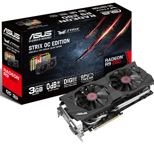 ASUS STRIX-R9280-OC-3GD5&#12288;z chodzeniem Direct CU II