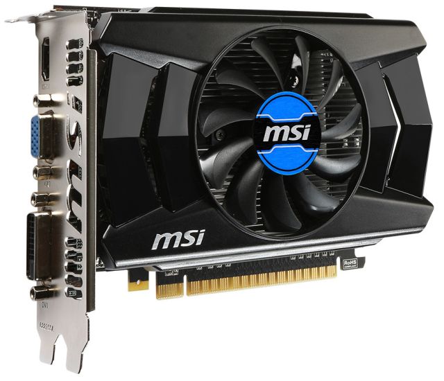 Podkrcona karta graficzna MSI GTX 750 2GD5/OCV