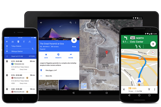 Nowe Google Mapy na Androida oraz iOS
