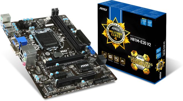 Pyta gwna MSI H81M-E35 V2 dla gniazd LGA1150