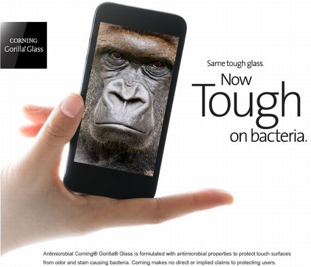 Corning Gorilla Glass z powok antybakteryjn