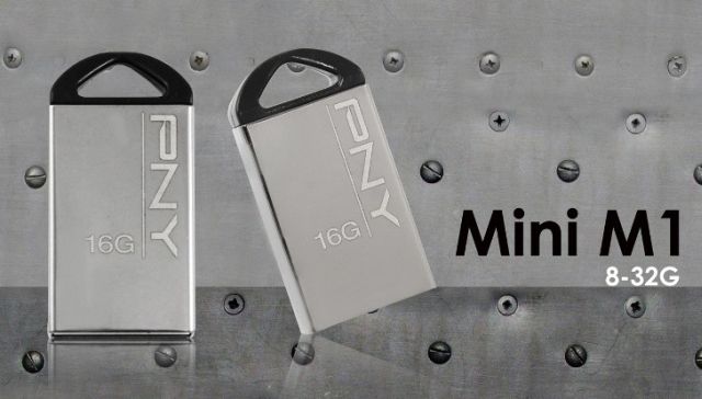 Niewielki pendrive PNY Mini M1 Attache w metalowej obudowie