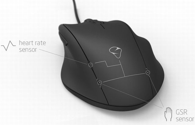 Mysz komputerowa Mionix NAOS QG monitorujca gracza