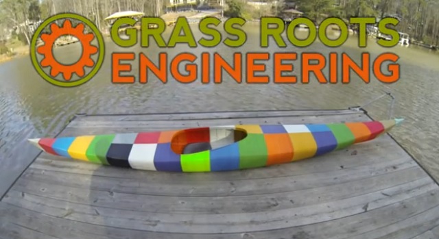 Pierwszy na wiecie kajak stworzony na drukarce 3D