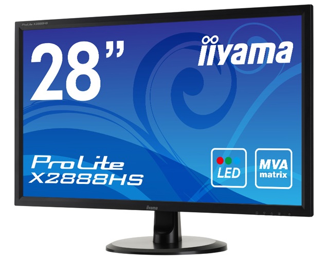 28 calowy monitor iiyama ProLite X2888HS z matryc MVA