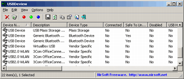 Program USBDeview do wykrywania urzdze na USB