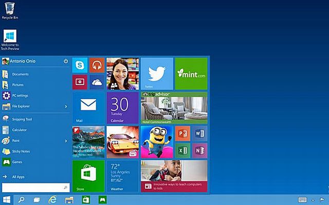 Windows 10 Preview monitoruje kady krok uytkownika