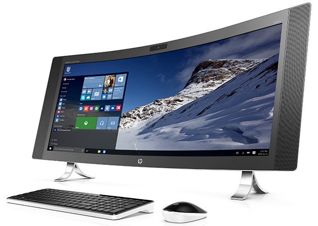 Zakrzywiony komputer HP Envy Curved All-In-One