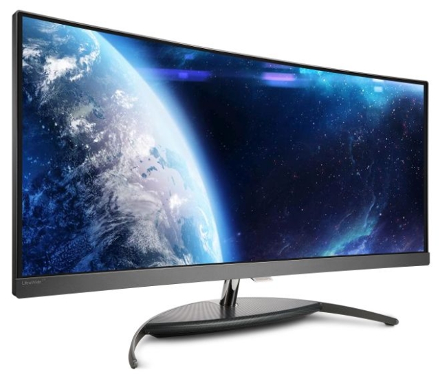 Zakrzywiony monitor Philips BDM3490UC w rozdzielczoci UltraWide Quad HD