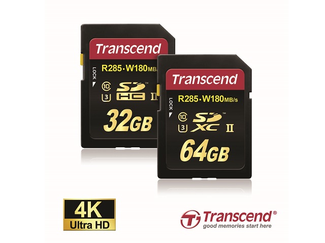 Superszybkie karty Transcend SDHC/SDXC UHS-II U3