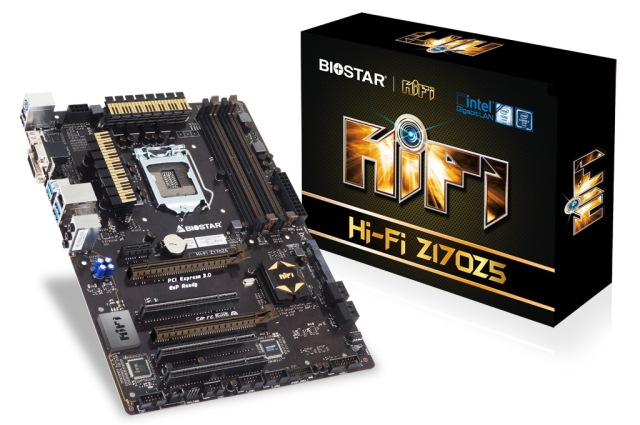 Biostar prezentuje pyt Hi-Fi Z170Z5