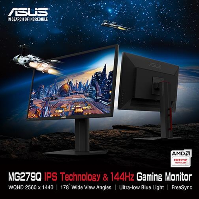 Monitor WQHD Asus MG279Q z odwieaniem 144 Hz