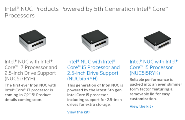 Intel przedstawia mini PC NUC z Core i7