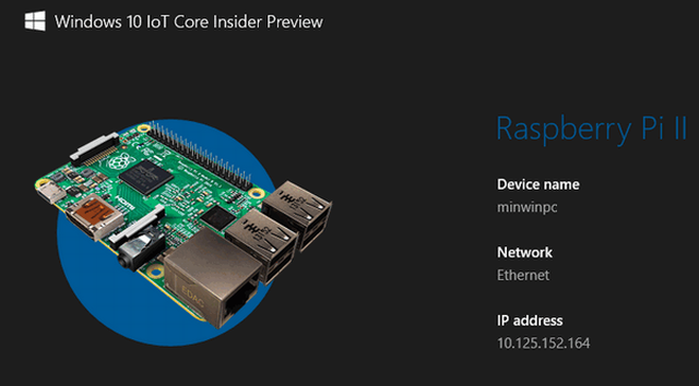 Windows 10 uruchomiony na Raspberry Pi 2