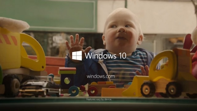 Microsoft wypoci pierwsz reklam Windows 10