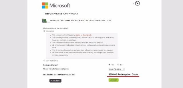 Microsoft oferuje odkupienie MacBooka