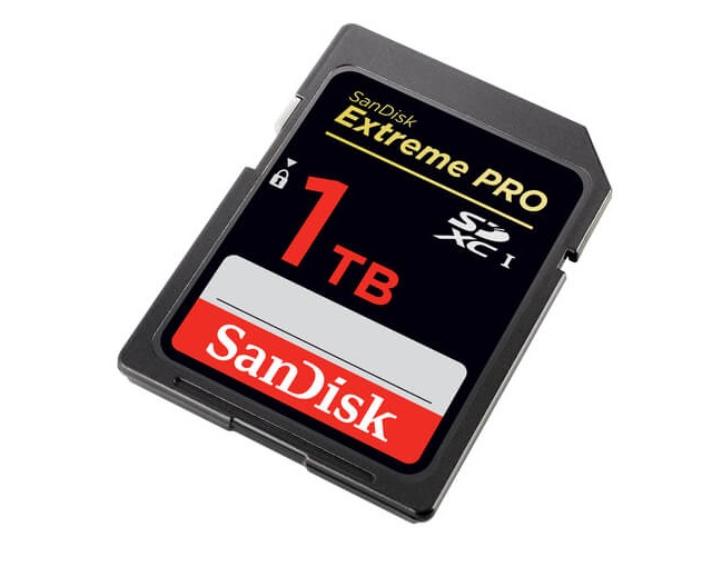 SanDisk przedstawia prototyp karty SDXC o pojemnoci 1 TB