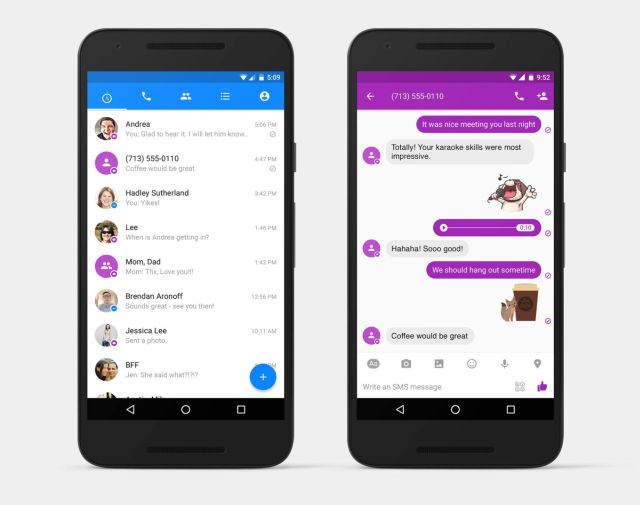 Aplikacja Facebook na Androida pozwala na wysyanie SMS przez Messengera