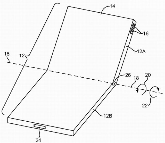 Apple otrzyma patent na smartfon ze skadanym ekranem