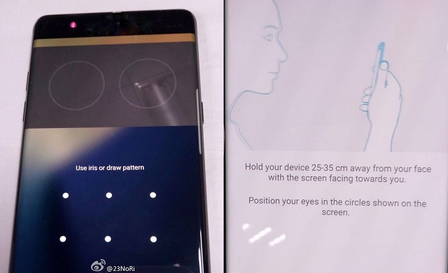 Pokazano skaner tczwki w Samsung Galaxy Note 7