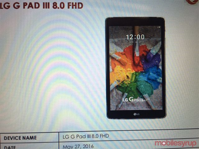 Tablet LG G Pad 8.0 trzeciej generacji w cenie 240 dolarw