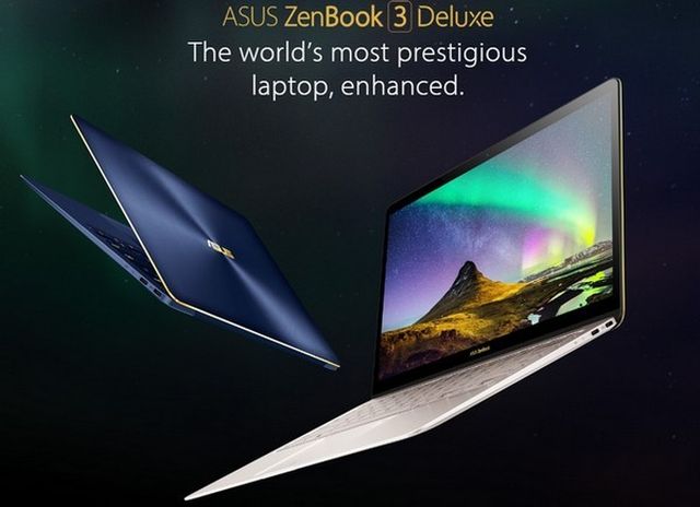 ASUS przedstawi laptop Zenbook 3 Deluxe UX490
