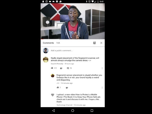 YouTube testuje nowe komentarze w aplikacji na Androida