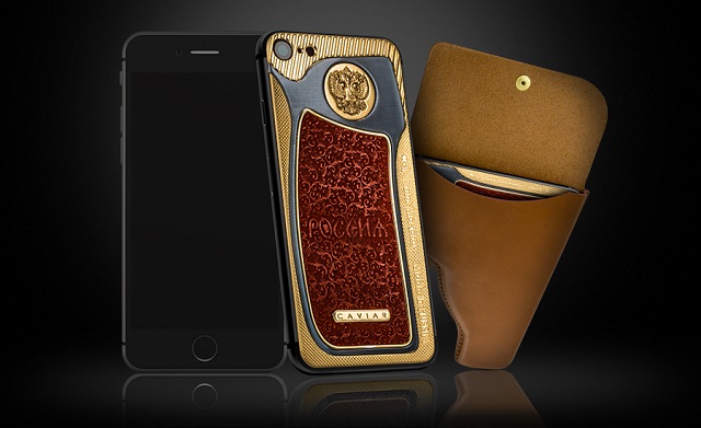 Zoty iPhone 7 oraz pistolet od Caviar