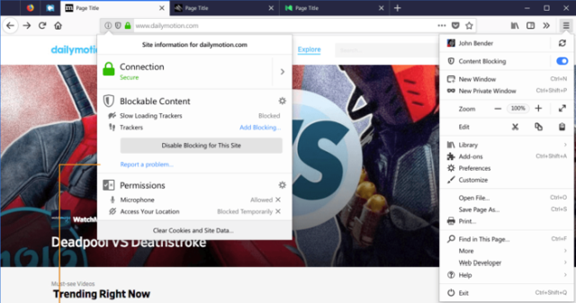 Firefox 63 bdzie mia ulepszony system blokowania treci
