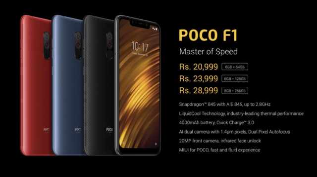 Xiaomi wydao smartfon Poco F1 w cenie 300 dolarw