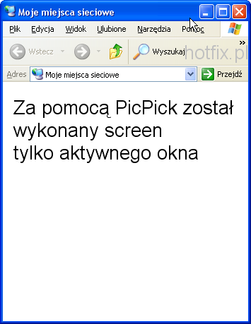 Zrzut aktywnego okna