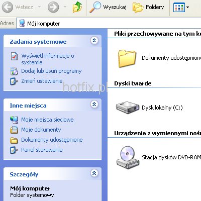 Zrzut zaznaczonego obszaru