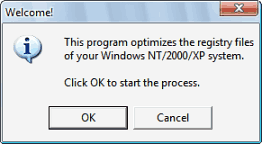 Defragmentacja rejestru Windows - NTREGOPT