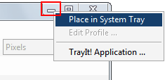 TrayIt! minimalizacja