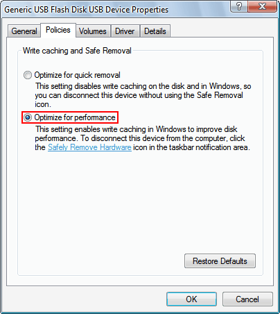 Okno waciwoci - optymalizacja dla wydajnoci