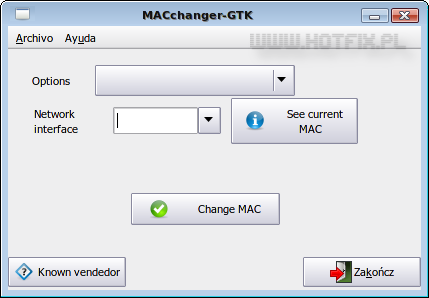 Interfejs macchanger-gtk