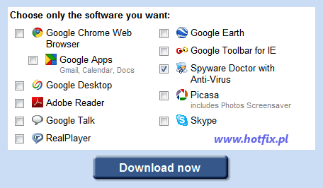 Google Pack - Spyware Doctor