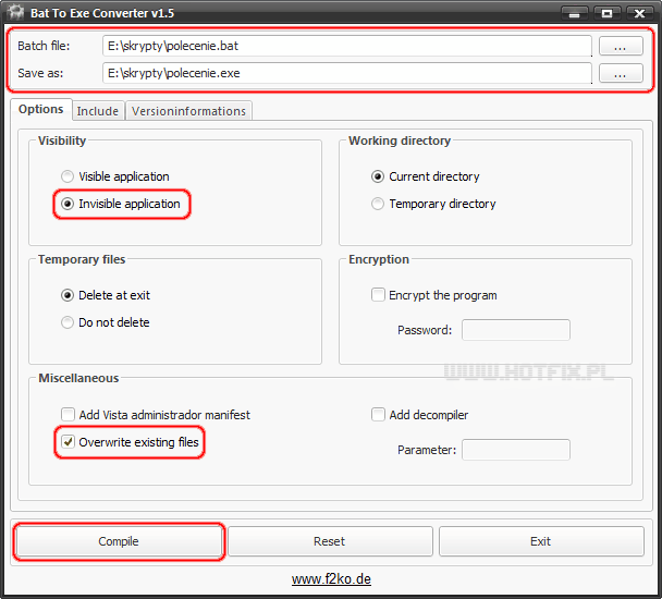 Ukrywanie okien skryptw CMD/BAT